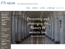 Tablet Screenshot of njchs.org
